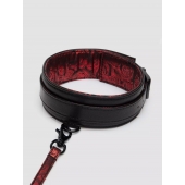 Стильный ошейник с поводком Reversible Faux Leather Collar and Lead - Fifty Shades of Grey - купить с доставкой в Муроме
