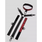 Ошейник с наручниками Reversible Faux Leather Collar and Wrist - Fifty Shades of Grey - купить с доставкой в Муроме