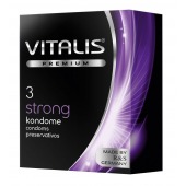 Презервативы с утолщенной стенкой VITALIS PREMIUM strong - 3 шт. - Vitalis - купить с доставкой в Муроме