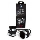 Серо-черные наручники Totally His - Fifty Shades of Grey - купить с доставкой в Муроме
