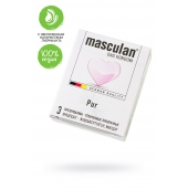 Супертонкие презервативы Masculan Pur - 3 шт. - Masculan - купить с доставкой в Муроме
