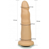 Телесная насадка Harness - 15,8 см. - LOVETOY (А-Полимер) - купить с доставкой в Муроме