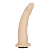 Телесная гладкая насадка-фаллоимитатор Harness - 17 см. - LOVETOY (А-Полимер) - купить с доставкой в Муроме