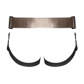 Бронзовый пояс для насадок Curious Harness - Strap-on-me - купить с доставкой в Муроме