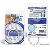 Стальное эрекционное кольцо STEEL COCK RING - 4.5 см. - BlueLine - в Муроме купить с доставкой