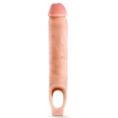 Телесная насадка-удлинитель 11.5 Inch Silicone Cock Sheath Penis Extender - 29,2 см. - Blush Novelties - в Муроме купить с доставкой