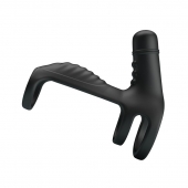 Черная вибронасадка на пенис Vibrating Penis Sling - Baile - в Муроме купить с доставкой
