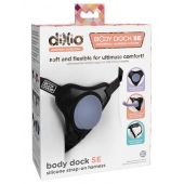 Черные трусики для страпона Body Dock SE на регулируемых ремнях - Pipedream - купить с доставкой в Муроме