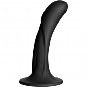 Черная изогнутая насадка Vac-U-Lock G-Spot - 16,5 см. - Doc Johnson - купить с доставкой в Муроме