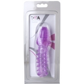 Фиолетовая насадка, удлиняющая половой член - 13,5 см. - Toyfa Basic - в Муроме купить с доставкой