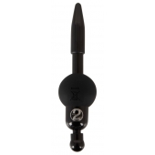 Черный уретральный вибростимулятор Vibrating Penis Plug - Orion - купить с доставкой в Муроме