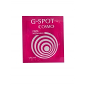 Стимулирующий интимный крем для женщин Cosmo G-spot - 2 гр. - Биоритм - купить с доставкой в Муроме