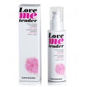 Съедобное согревающее массажное масло Love Me Tender Cotton Candy с ароматом сладкой ваты - 100 мл. - Love to Love - купить с доставкой в Муроме