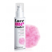 Съедобное согревающее массажное масло Love Me Tender Cotton Candy с ароматом сладкой ваты - 100 мл. - Love to Love - купить с доставкой в Муроме