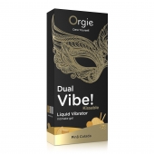 Съедобный гель Dual Vibe Pina Colada с эффектом вибрации и вкусом коктейля пина колада - 15 мл. - ORGIE - купить с доставкой в Муроме
