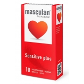 Презервативы Masculan Sensitive plus - 10 шт. - Masculan - купить с доставкой в Муроме
