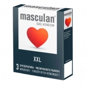 Презервативы увеличенного размера Masculan XXL - 3 шт. - Masculan - купить с доставкой в Муроме