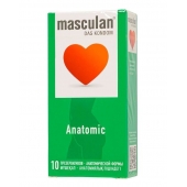 Презервативы анатомической формы Masculan Anatomic - 10 шт. - Masculan - купить с доставкой в Муроме
