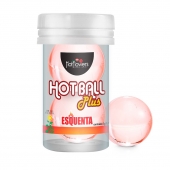 Лубрикант на масляной основе Hot Ball Plus с разогревающим эффектом (2 шарика по 3 гр.) - HotFlowers - купить с доставкой в Муроме