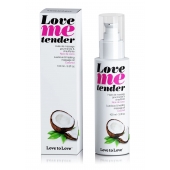 Съедобное согревающее массажное масло Love Me Tender Cocos с ароматом кокоса - 100 мл. - Love to Love - купить с доставкой в Муроме