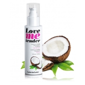 Съедобное согревающее массажное масло Love Me Tender Cocos с ароматом кокоса - 100 мл. - Love to Love - купить с доставкой в Муроме