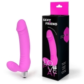 Розовый безремневой страпон Sexy Friend - 1137 - купить с доставкой в Муроме
