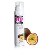 Массажная хрустящая пенка Tickle my body с ароматом маракуйи - 150 мл. - Love to Love - купить с доставкой в Муроме