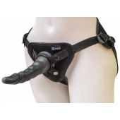 Комплект из трусиков Harness и двух насадок - 20,5 и 18 см. - LOVETOY (А-Полимер) - купить с доставкой в Муроме