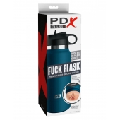 Мастурбатор-вагина в синей колбе F*ck Flask - Pipedream - в Муроме купить с доставкой