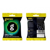 Ультратонкие презервативы Ganzo Ultra thin в мягкой упаковке - 3 шт. - Ganzo - купить с доставкой в Муроме
