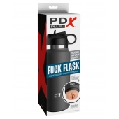 Серый мастурбатор в виде бутылки F*ck Flask - Pipedream - в Муроме купить с доставкой