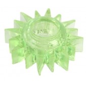 Зеленое эрекционное кольцо-солнце - Toyfa Basic - в Муроме купить с доставкой