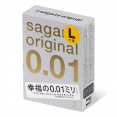 Презервативы Sagami Original 0.01 L-size увеличенного размера - 2 шт. - Sagami - купить с доставкой в Муроме