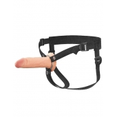 Полый страпон на ремнях 6’’ Hollow Silicone Strap-on - Pipedream - купить с доставкой в Муроме