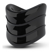 Черное эрекционное кольцо на мошонку Beef Ball Stretcher Snug X Long - Blush Novelties - в Муроме купить с доставкой