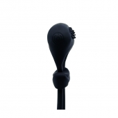 Чёрное лассо на пенис с вибрацией - Baile - в Муроме купить с доставкой