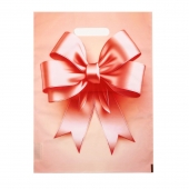 Пакет с принтом в виде банта с вырубной ручкой (30х40 см) - Сима-Ленд - купить с доставкой в Муроме