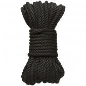 Черная верёвка для связывания и фиксации Bind Tie - 9,14 м. - Doc Johnson - купить с доставкой в Муроме