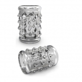 Прозрачная насадка с капельками STAY HARD COCK SLEEVE 05 CLEAR - Blush Novelties - в Муроме купить с доставкой