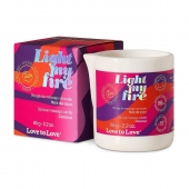 Массажная свеча Light My Fire Coconut с ароматом кокоса - 65 гр. - Love to Love - купить с доставкой в Муроме