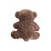 Бондажный набор: бурый мишка с розовыми оковами и наручниками - Pecado - купить с доставкой в Муроме