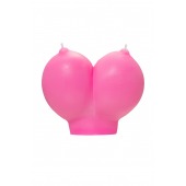 Розовая свеча «Сиськи» - 150 гр. - Pecado - купить с доставкой в Муроме