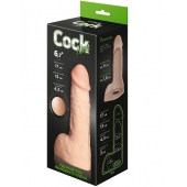 Телесный фаллоудлинитель с мошонкой Cock Next - 17 см. - LOVETOY (А-Полимер) - в Муроме купить с доставкой