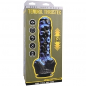 Черно-синяя мини-машина на присоске Tendril Thruster - 21,6 см. - Doc Johnson - купить с доставкой в Муроме