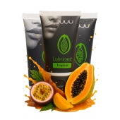 Набор из 3 съедобных лубрикантов JUJU со вкусом тропических фруктов - JuJu - купить с доставкой в Муроме