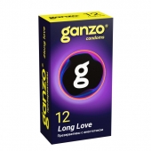 Презервативы с анестетиком для продления удовольствия Ganzo Long Love - 12 шт. - Ganzo - купить с доставкой в Муроме