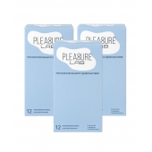 Набор из 3 упаковок ультратонких презервативов Pleasure Lab (по 12 шт.) - Pleasure Lab - купить с доставкой в Муроме