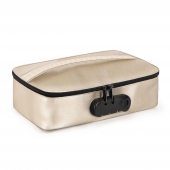 Золотистая сумочка для хранения игрушек Discreet Box - Dorcel - купить с доставкой в Муроме
