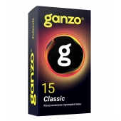 Классические презервативы с обильной смазкой Ganzo Classic - 15 шт. - Ganzo - купить с доставкой в Муроме