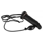 Полый страпон с эффектом увеличения Inflatable Strap-On - 18,5 см. - Orion - купить с доставкой в Муроме